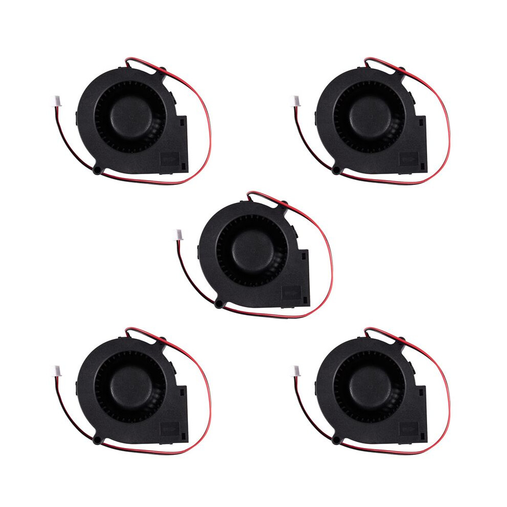 5Pcs 75Mm X 30Mm 12V 0.36A 2Pin Computer Pc Blower Cooling Fan 6032265336765