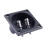 3X Square Shape Double Binding Post Type Speaker Box Terminal Cup Black 6