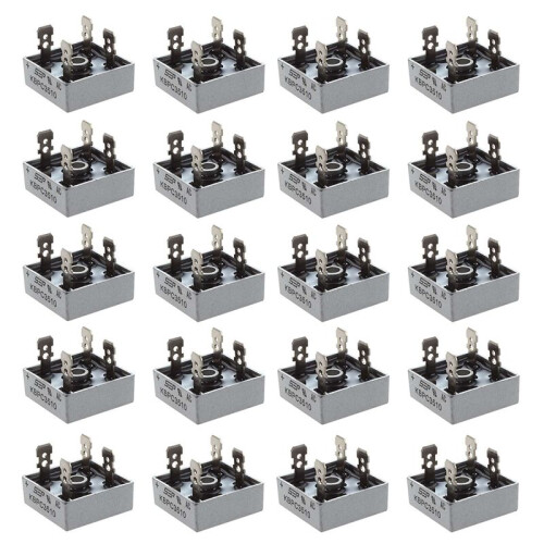 20X SEP KBPC3510 35A 1000V Single Phase Square Diode PCB Bridge Rectifier
