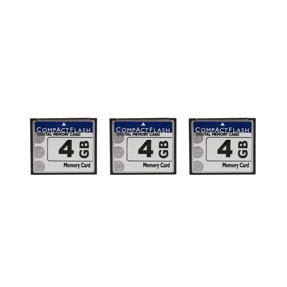 3X Professional 4Gb Compact Flash Memory Card(White&) White 6034191370394