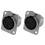 XLR Female Jack 3 Pin - Panel Mount Jacks D Series Size XLR-F - 8 PACK 2