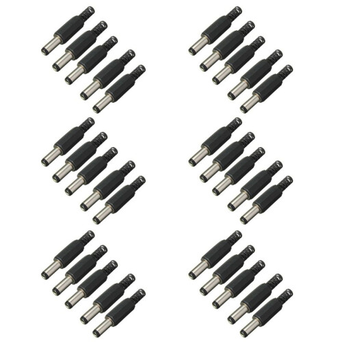 30PCS 5.5mm x 2.5mm Male Jack  Power Plug Socket Jack Adapter Adaptor Connector
