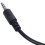 2X USB Jack, AUX, 3.5 mm Jack for Audio Data Charging Cable Black 8