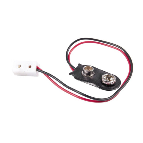 2X Dollhouse Miniature 9V Battery Connector with Wire and Single Receptacle LA005 2