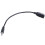 2X USB Jack, AUX, 3.5 mm Jack for Audio Data Charging Cable Black 4