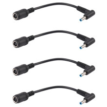 Adapter Power Supply 7.4x5.0mm to 4.5x3.0mm Tip Connector Converter for Stream Pavilion Envy Elitebook(4 Pcs)