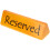 3Pcs Reserved Table Sign Double Sided For Restaurant Wedding Chairs 1