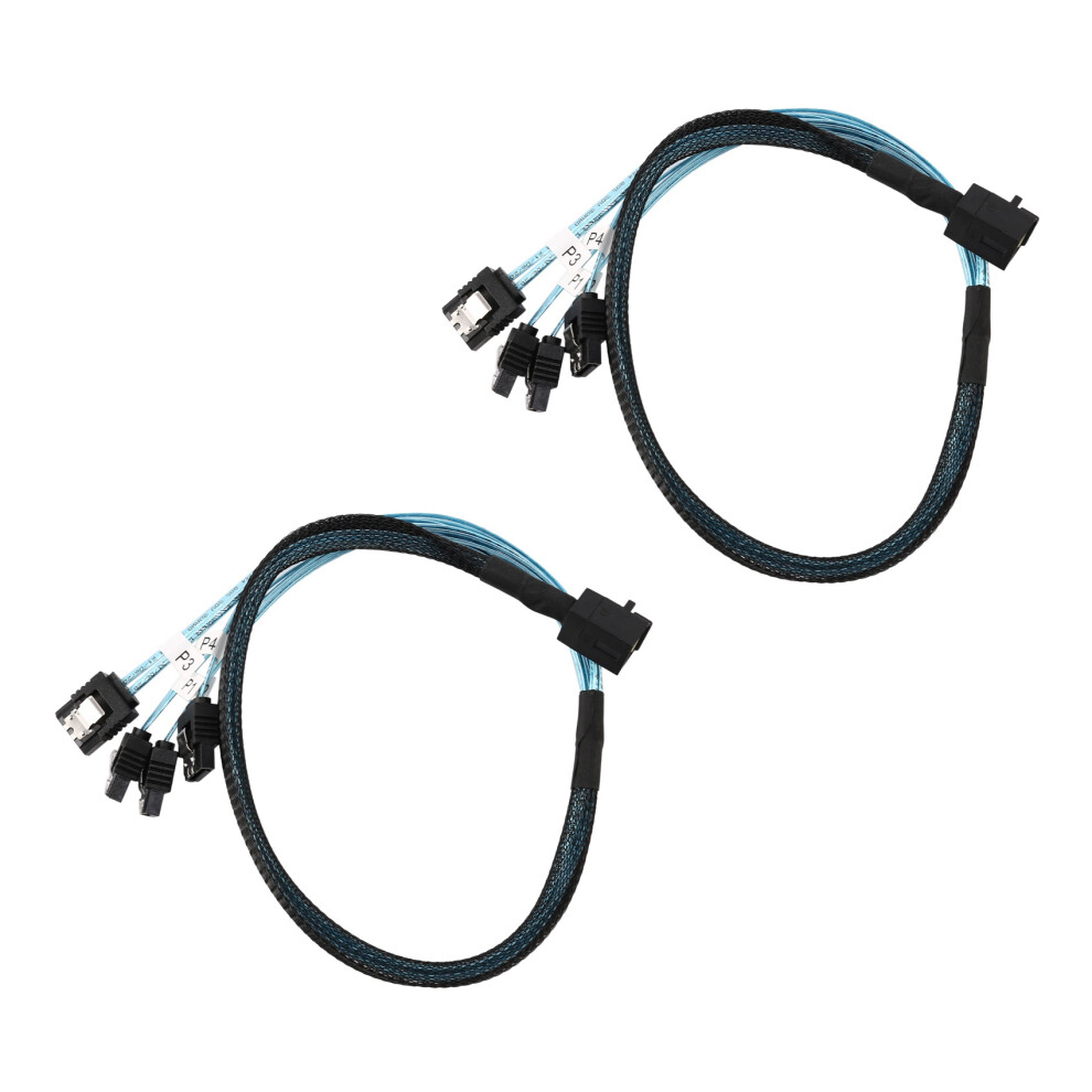 2X Internal Sas To Cable, Sff-8643 To Forward Breakout Compatible With Controller Hard Drive (1.6Ft) 6033578829562