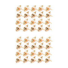 40Pcs Gold Plated RCA Terminal Jack Plug Female Socket Chassis Panel Connector for Amplifier Speaker