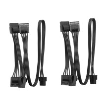2X 6Pin to 4 Modular Power Supply Cable 6Pin to 4 IDE Cable for RM1000X RM850X RM750X RM650X RM550X