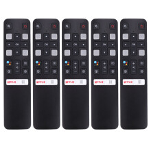 5X Remote Control Rc802V Fmr1 Jur6 65P8S 49S6800Fs 49S6510Fs for Tcl  Tv