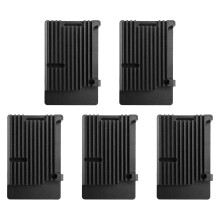 5X für Raspberry Pi 4 Modell B Aluminium Gehäuse, Passiv KüHlung Aluminium Legierung Schutz Hülle Metall Gehäuse