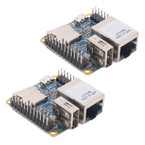 2X NanoPi NEO Open Source Allwinner H3 Placa de Desarrollo Super para Raspberry Pie Quad-Core Cortex-A7 DDR3
