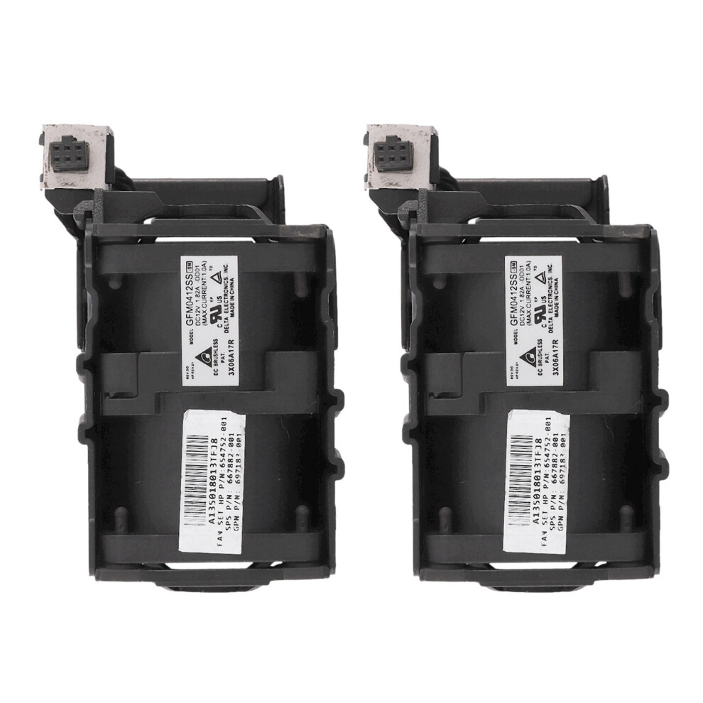 2X Cpu Cooling Fan For Dl360 Dl360p Dl360e G8 Series Cooler Module 697183-003 654752-001 6032205933535