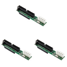 3X 7+15Pin 2.5 Female to 3.5 Inch Ide to Ide Adapter Converter Male 40 Pin Port for Ata 133 100 Hdd Cd
