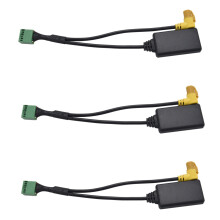 3X Wireless mmi 3G Ami 12-Pin Aux Cable Adapter Wireless Audio Input For- Q5 A6 A4 Q7 A5 S5
