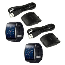 2X for Gear S R750 Charger, Portable Charger Dock Cradle with USB Charging Cord for Gear S R750 Watch