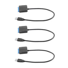 3X to USB 3.0 2.5/3.5 HDD SSD Hard Drive Converter Cable Adapter