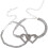 6Pz Bracciali Caviglia Cuore Argento, Per Spiaggia 1