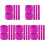 25Pz Slap Bracelets Silicone Viola Per Bambini Compleanni E Party 4
