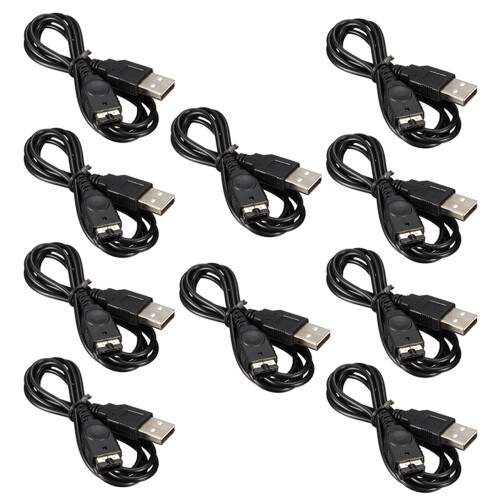 USB Câble de Chargeur D'Alimentation pour  Advance Sp ( Sp) / Console  [ Advance] 10 Pcs