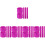 25Pz Slap Bracelets Silicone Viola Per Bambini Compleanni E Party 7