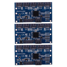 3X Controller Karte Motherboard Erweiterungs Karte 1 Bis 5 Anschluss Sata3.0 6 Gbit / S Multiplier Anschluss Riser Karten Adapter für
