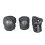 6Pz Set Protettori Gomiti Nero Per Skateboard 4