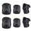 6Pz Set Protettori Gomiti Nero Per Skateboard 2