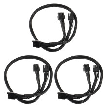 3X Cabo de AlimentaçãO Modular PCIe de 8 Pinos para 8 Pinos Duplo (6 + 2) para EVGA Supernova G2 G3 P2 T2 GS 650 750 850