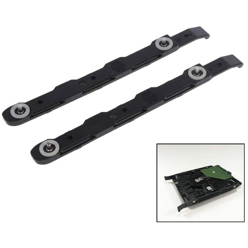 Cooler Master 8 Pack Chassis Hard Drive Mounting Rails for Cooler Master 3.5Inch HDD Bracket,Black 1