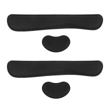 2X Gel Memory Foam Set Keyboard Wrist Rest Pad, Mouse Wrist Cushion Support for Office, ,Black