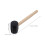2Pcs Soft Rubber Mallet Hammer with Comfortable Wood Handle for Crafts 3