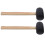 2Pcs Soft Rubber Mallet Hammer with Comfortable Wood Handle for Crafts 1