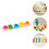 Set Giocattoli Legno Con Torre Geometrica E Tavola Per Bambini 4