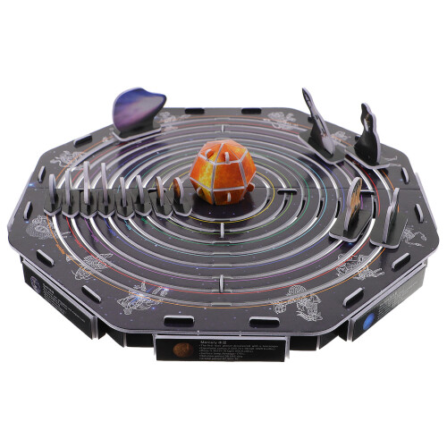 5 Set Puzzle 3D Solare In Carta Per Bambini 1