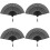 4Pcs Elegant Black Handheld Folding Fans Bamboo Fan for Dance Props 5