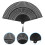 4Pcs Elegant Black Handheld Folding Fans Bamboo Fan for Dance Props 9