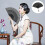4Pcs Elegant Black Handheld Folding Fans Bamboo Fan for Dance Props 11