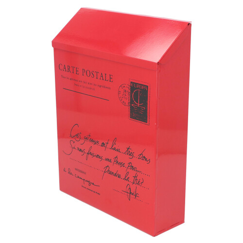 Briefkasten aus Eisen, Wandmontage, rustikaler 2
