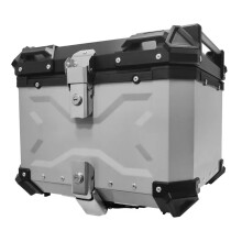 Waterproof Aluminum Motorcycle Case 45L with Comfort Backrest for Helmet Storage