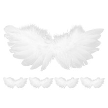5Ud Alas Angel Wings Blancas De Pluma Para Con Delicado