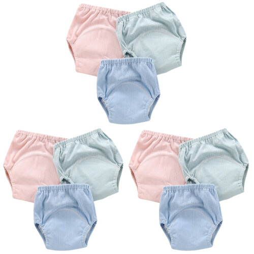 9 Pcs Training Pants Reusable Nappies Baby Diaper 1