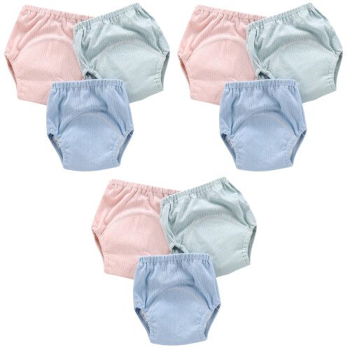 9 Pcs Training Pants Reusable Nappies Baby Diaper 2