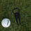 Golfs Green Fork Divot Tool Nero Compatto Con Marker Sportivo 7