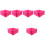 6pcs Travel Pink Wash Basin Clean 9