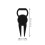 Golfs Green Fork Divot Tool Nero Compatto Con Marker Sportivo 10