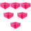 6pcs Travel Pink Wash Basin Clean 11