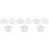 9 Pcs Nail Art Crystal Cup High Borosilicate Drip Tray 4