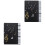 2 Count Plastic Folders Music Paper Documents Clips Page Holder File 5